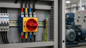 three phase isolator switch control panel wiring