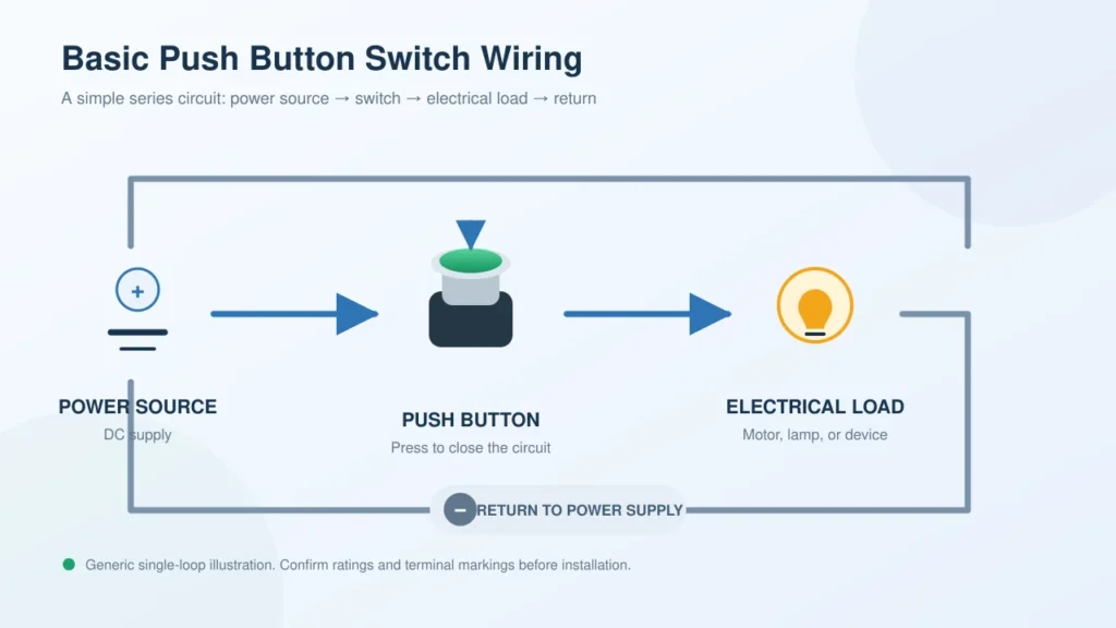 push button switch wiring diagram